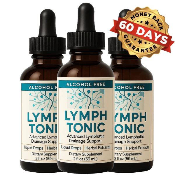 Lymph Tonic supplement bottles